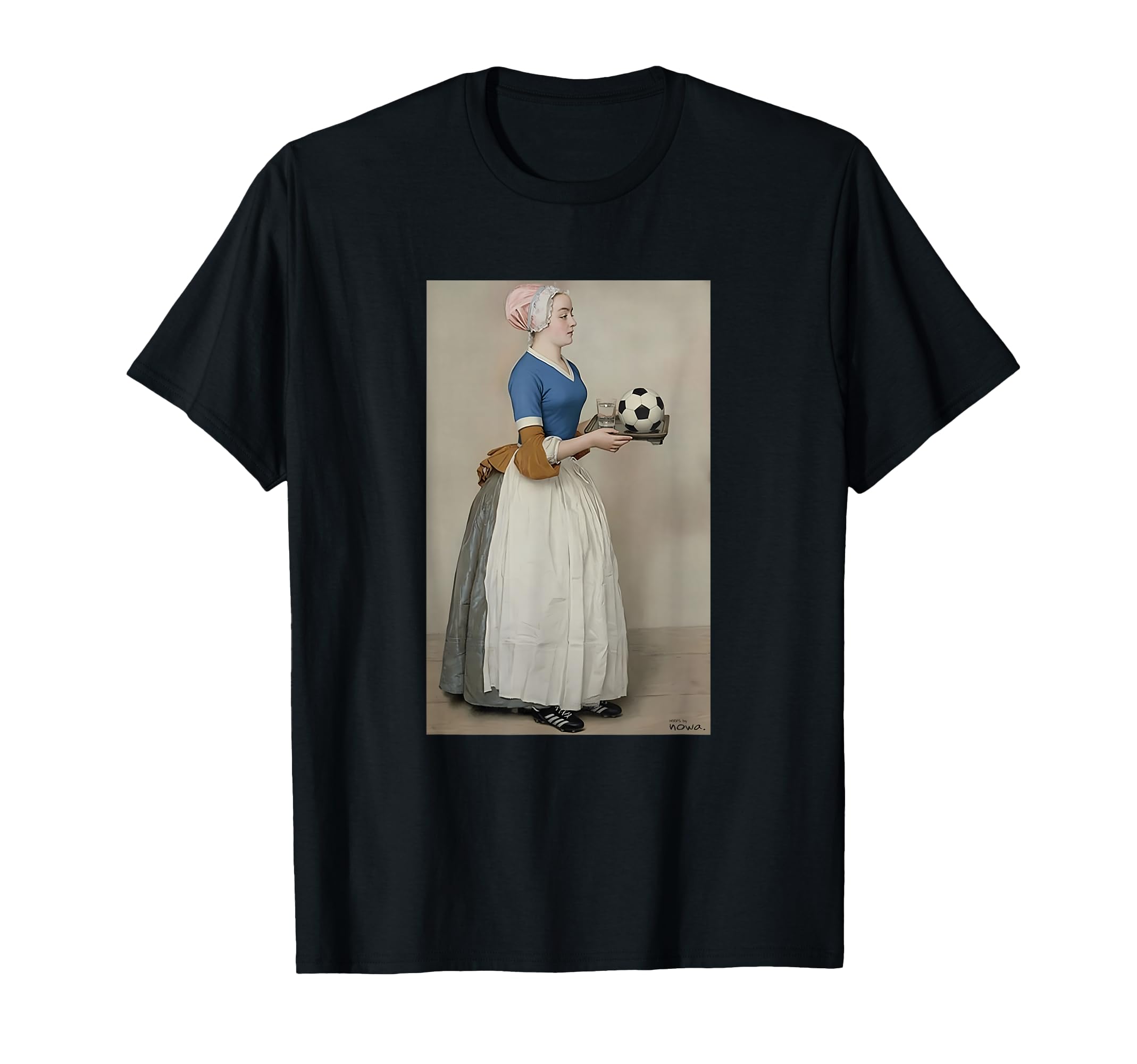 Serving Football Blue Soccer Outfit T-Shirt - Trendy Graphic for Adults - T-Shirt, Sweatshirt, Hoodie