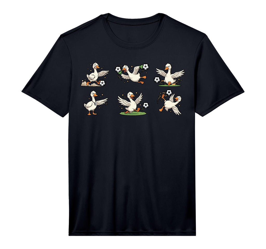 Silly Goose Playing Soccer Player Funny T-Shirt - Aesthetic Graphic Unisex - T-Shirt, Sweatshirt, Hoodie