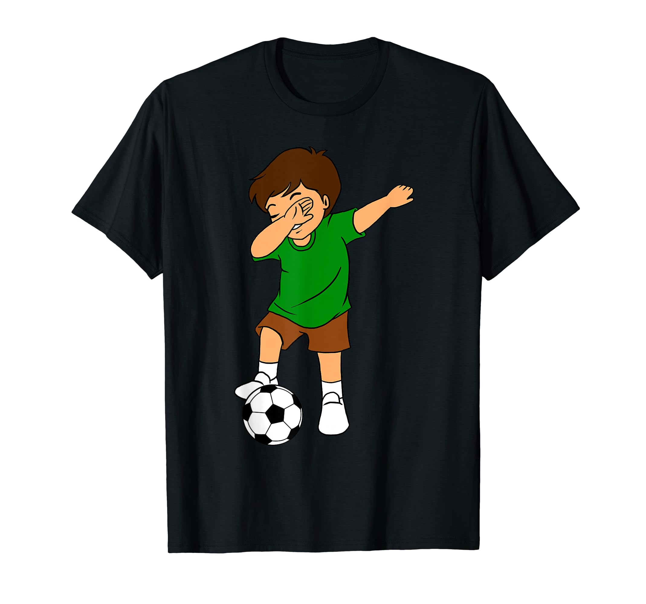 Dabbing Soccer Funny Dab Dance Soccer T-Shirt - Aesthetic Graphic Unisex - T-Shirt, Sweatshirt, Hoodie