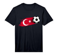 Mens Turkey Flag Turkish Soccer Flag T-Shirt - Minimalist Print for Adults - T-Shirt, Sweatshirt, Hoodie
