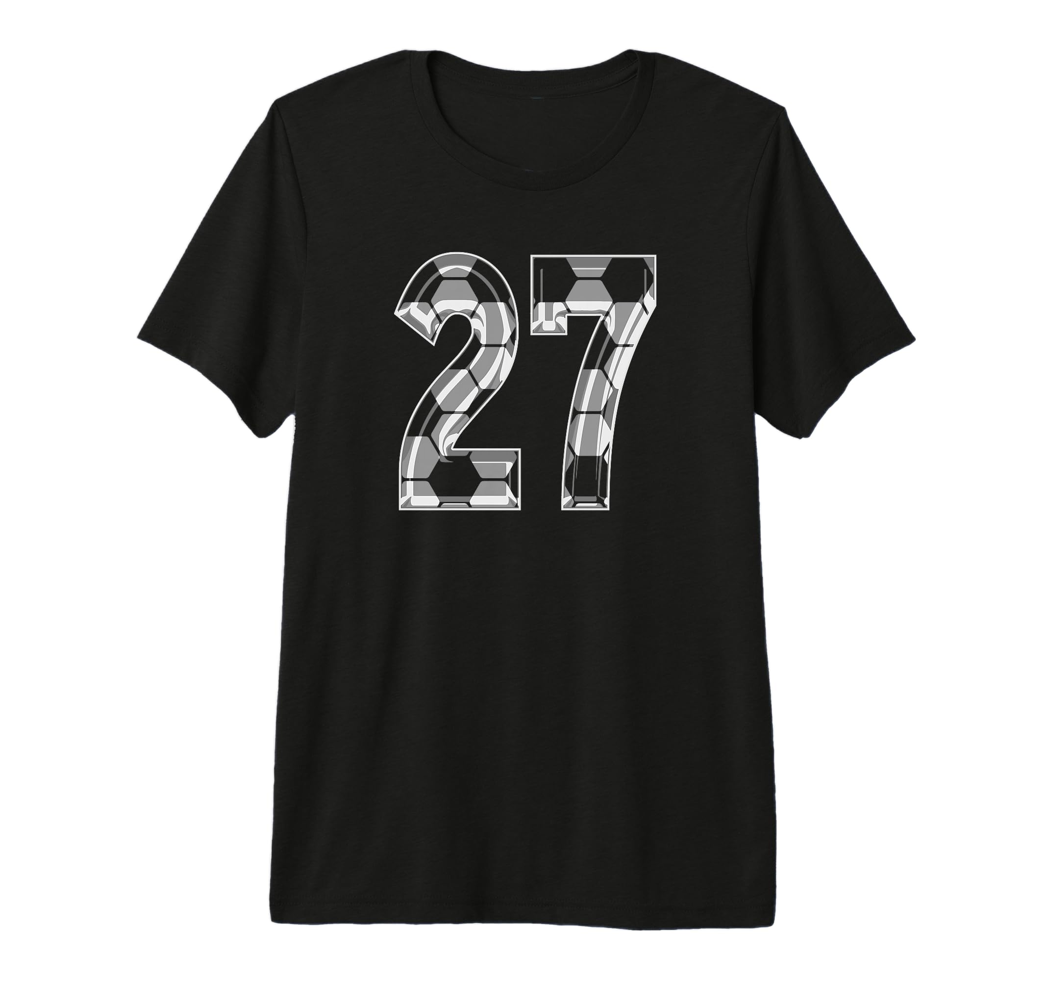 Soccer Number 27 Favorite Player 27 T-Shirt - Fun Novelty Design Unisex - T-Shirt, Sweatshirt, Hoodie