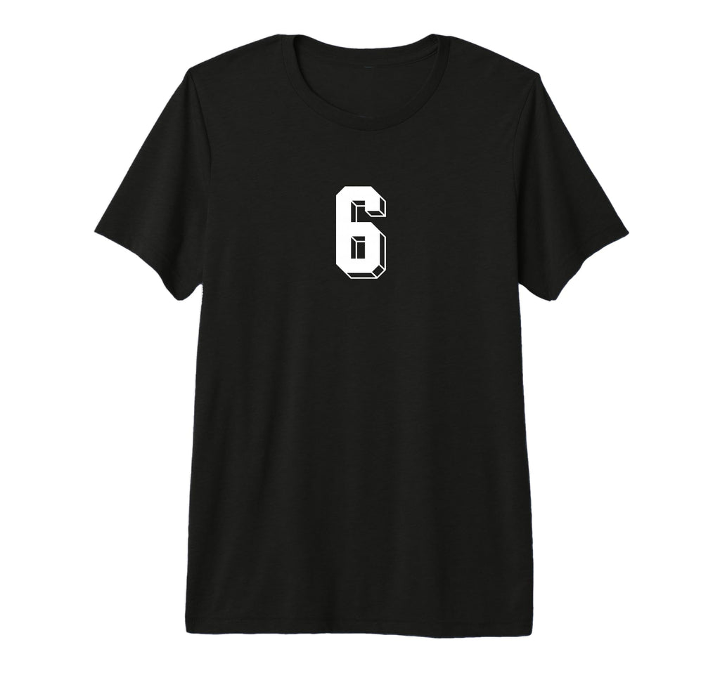 Number 6 80S 90S Soccer Team Jersey T-Shirt - Trendy Graphic for Adults - T-Shirt, Sweatshirt, Hoodie