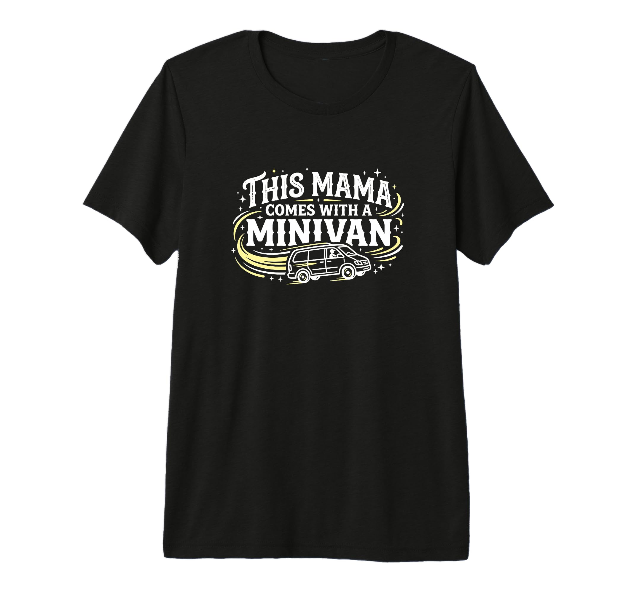This Mama Comes Minivan Soccer T-Shirt - Trendy Graphic for Adults - T-Shirt, Sweatshirt, Hoodie