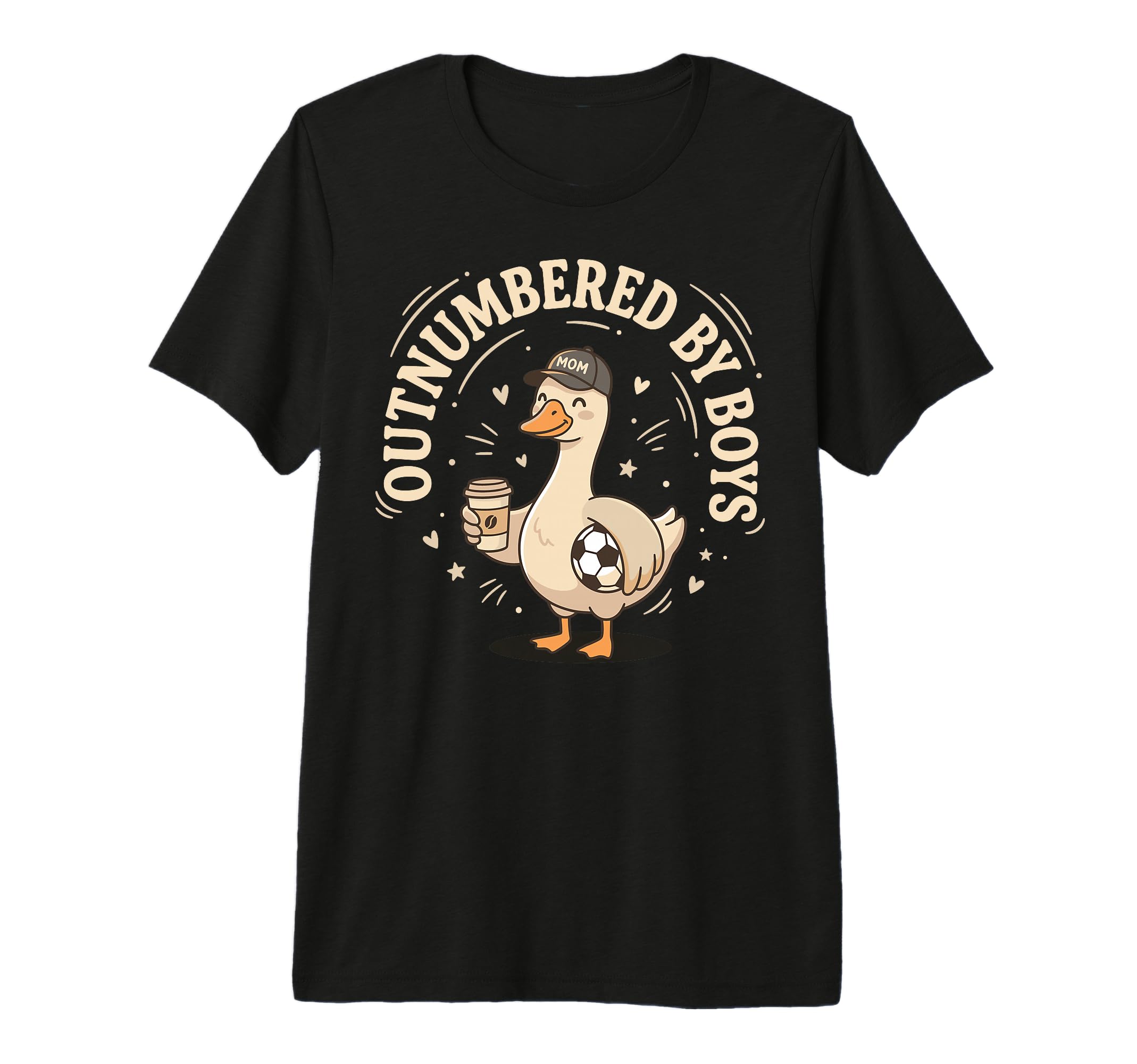 Outnumbered Soccer Mom Funny Goose T-Shirt - Aesthetic Graphic Men Women - T-Shirt, Sweatshirt, Hoodie