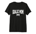 Hockey Goalie Mom Bow Hockey Lacrosse T-Shirt - Unique Graphic Men Women - T-Shirt, Sweatshirt, Hoodie
