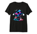 Soccer Ball Dripping Street Tri Blend T-Shirt - Trendy Graphic Unisex - T-Shirt, Sweatshirt, Hoodie