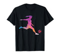 Footballer Womens Football Gift T-Shirt - Minimalist Print for Adults - T-Shirt, Sweatshirt, Hoodie