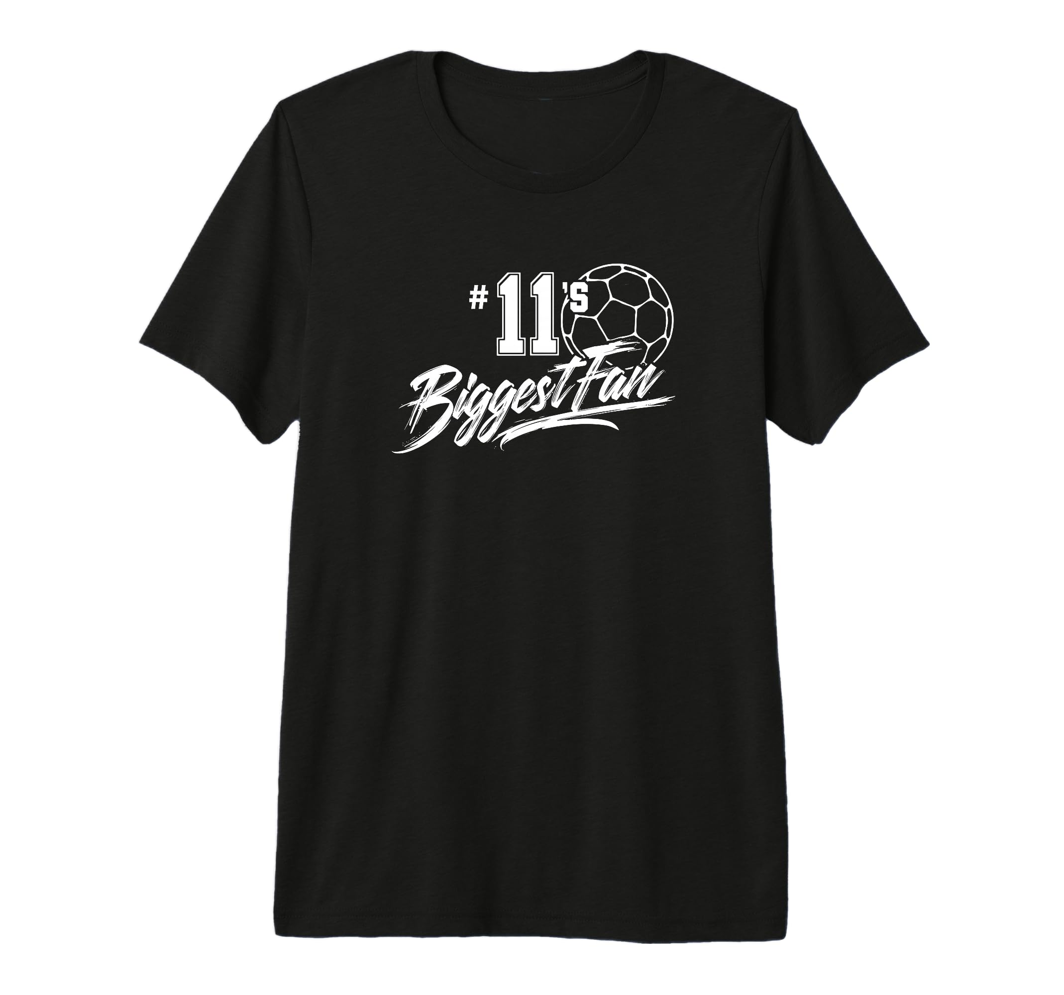 Number 11S Biggest Fan Soccer Player T-Shirt - Minimalist Print for Adults - T-Shirt, Sweatshirt, Hoodie