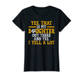 Womens Yes That Is My Daughter Out There T-Shirt - Minimalist Print Unisex - T-Shirt, Sweatshirt, Hoodie