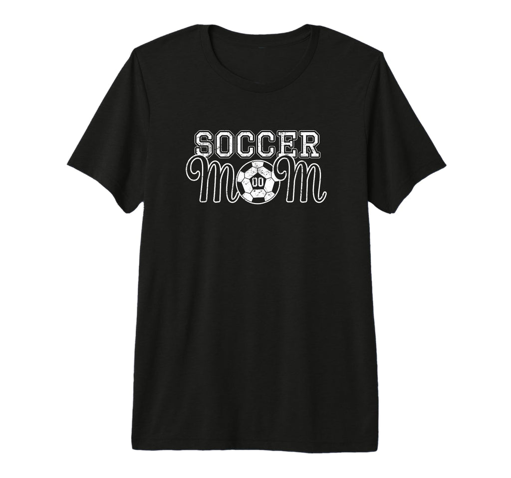 Number 00 Soccer Mom Mothers Day T-Shirt - Fun Novelty Design for Adults - T-Shirt, Sweatshirt, Hoodie