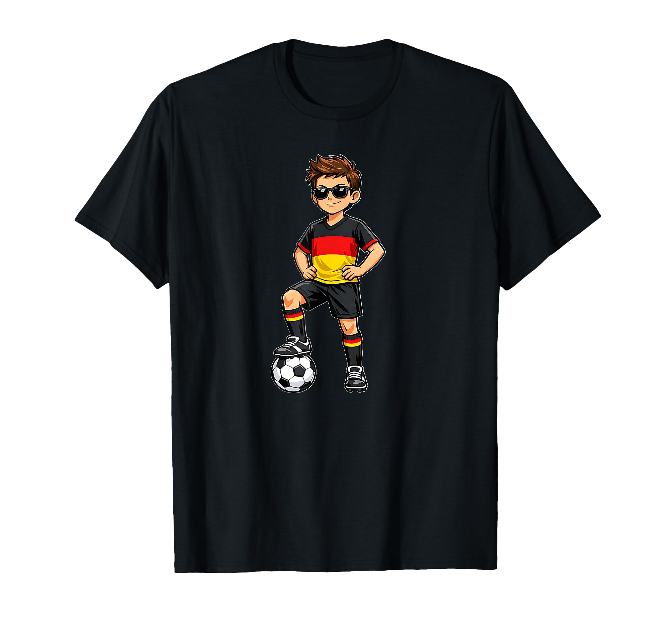 Soccer Player Germany Lover Fan German T-Shirt - Fun Novelty Design Unisex - T-Shirt, Sweatshirt, Hoodie