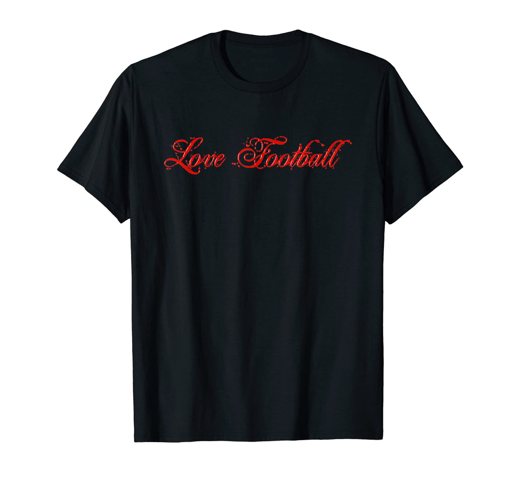 Love Football Soccer T-Shirt - Minimalist Print Men Women - T-Shirt, Sweatshirt, Hoodie