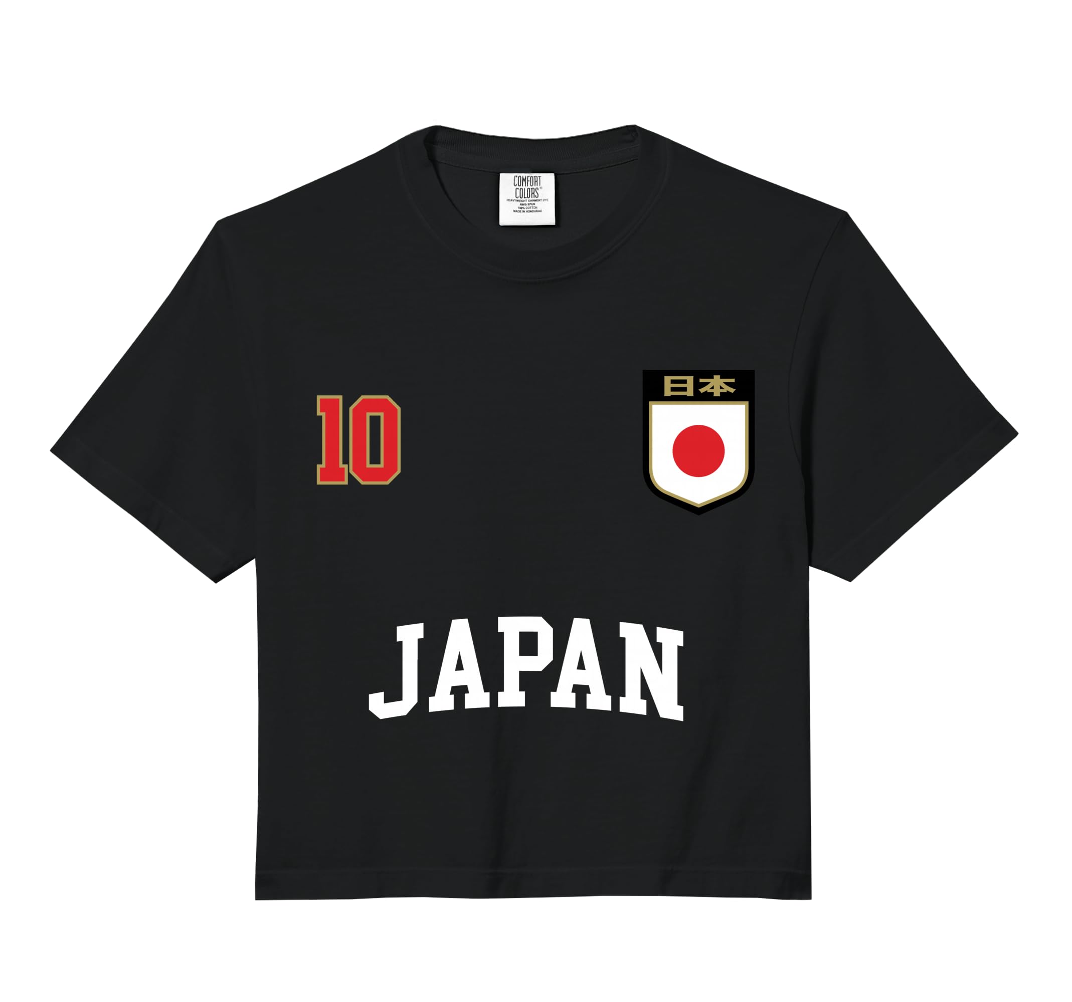 Japan Soccer Team 10 Japanese Flag Nihon Hoodie - Custom Art Print Unisex - T-Shirt, Sweatshirt, Hoodie