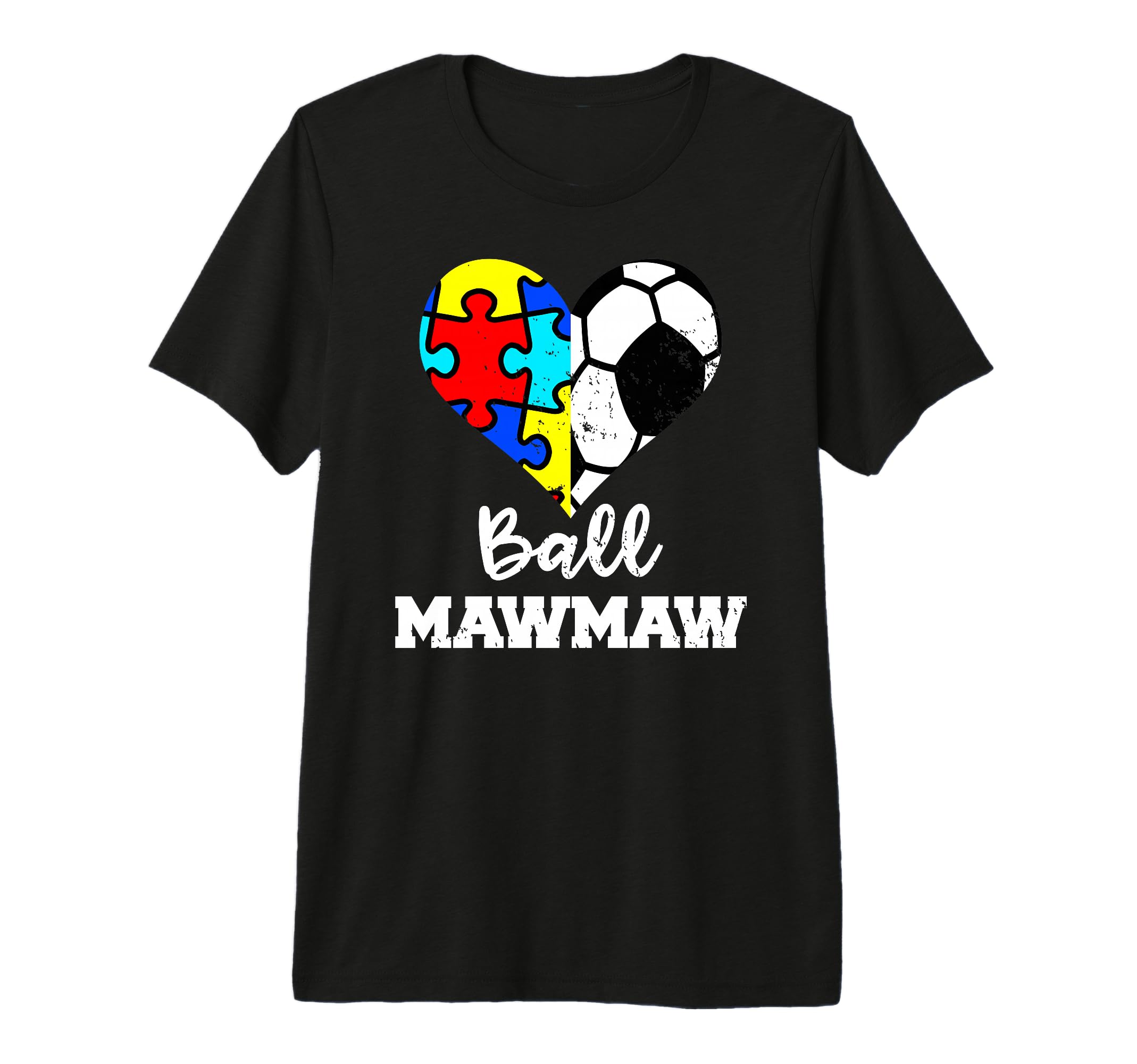 Autism Soccer Mawmaw Funny Autism Puzzle T-Shirt - Streetwear Style Unisex - T-Shirt, Sweatshirt, Hoodie
