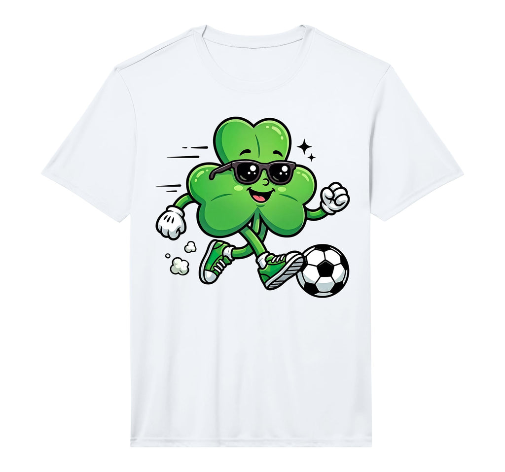 Shamrock Soccer Player St T-Shirt - Casual Everyday Wear Men Women - T-Shirt, Sweatshirt, Hoodie