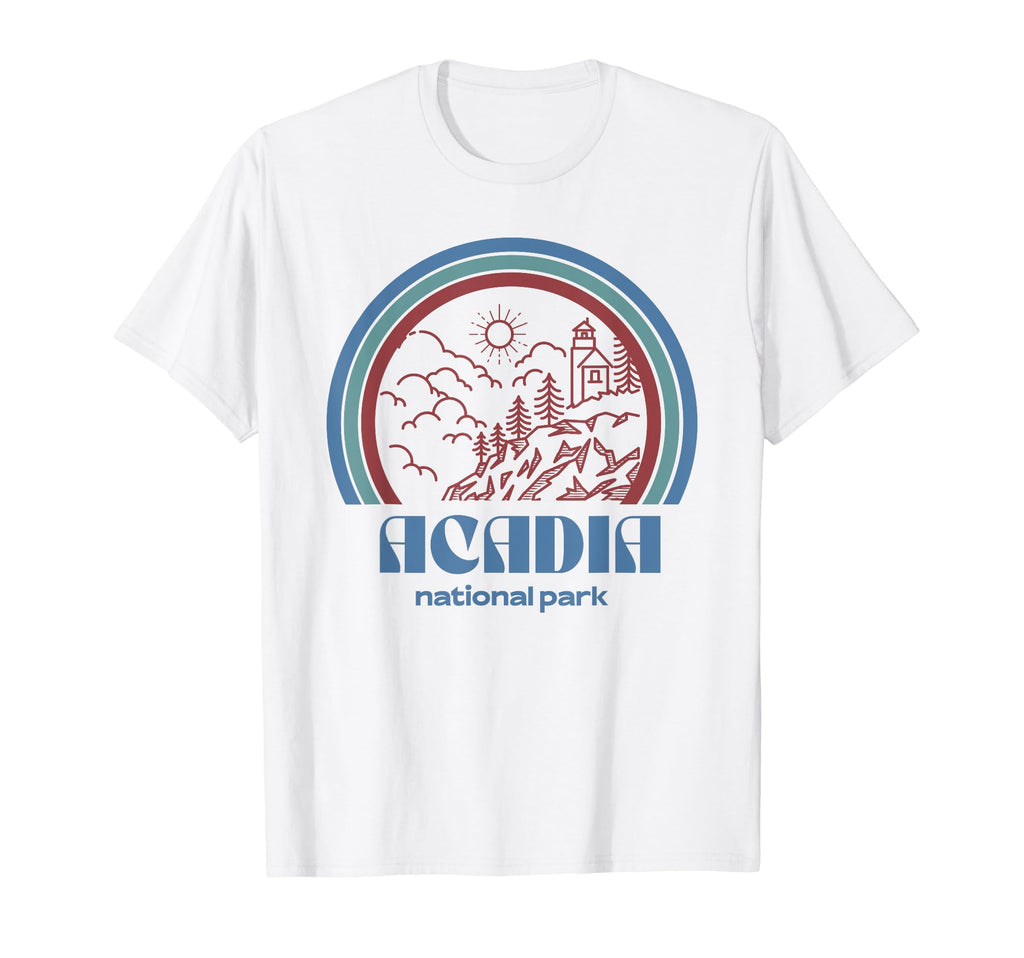 Acadia National Park Outdoor Hiking T-Shirt - Trendy Graphic Men Women - T-Shirt, Sweatshirt, Hoodie