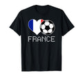 France Soccer French Flag Love T-Shirt - Aesthetic Graphic Men Women - T-Shirt, Sweatshirt, Hoodie