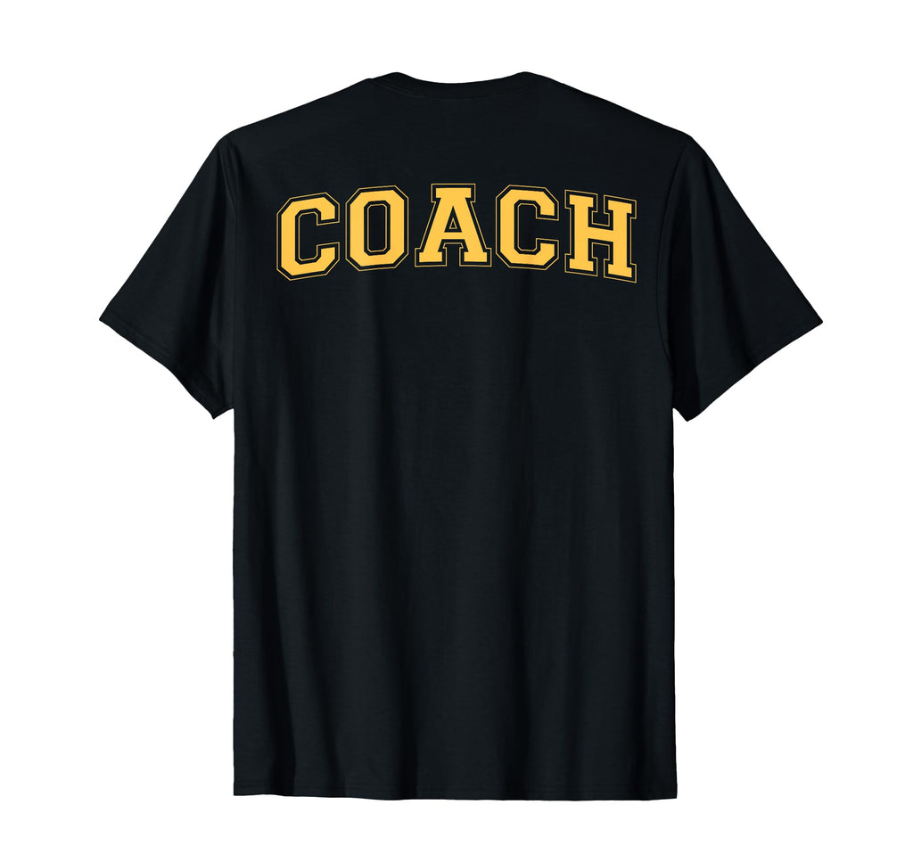 Coach Sports Trainer Yellow Back T-Shirt - Graphic Print Men Women - T-Shirt, Sweatshirt, Hoodie