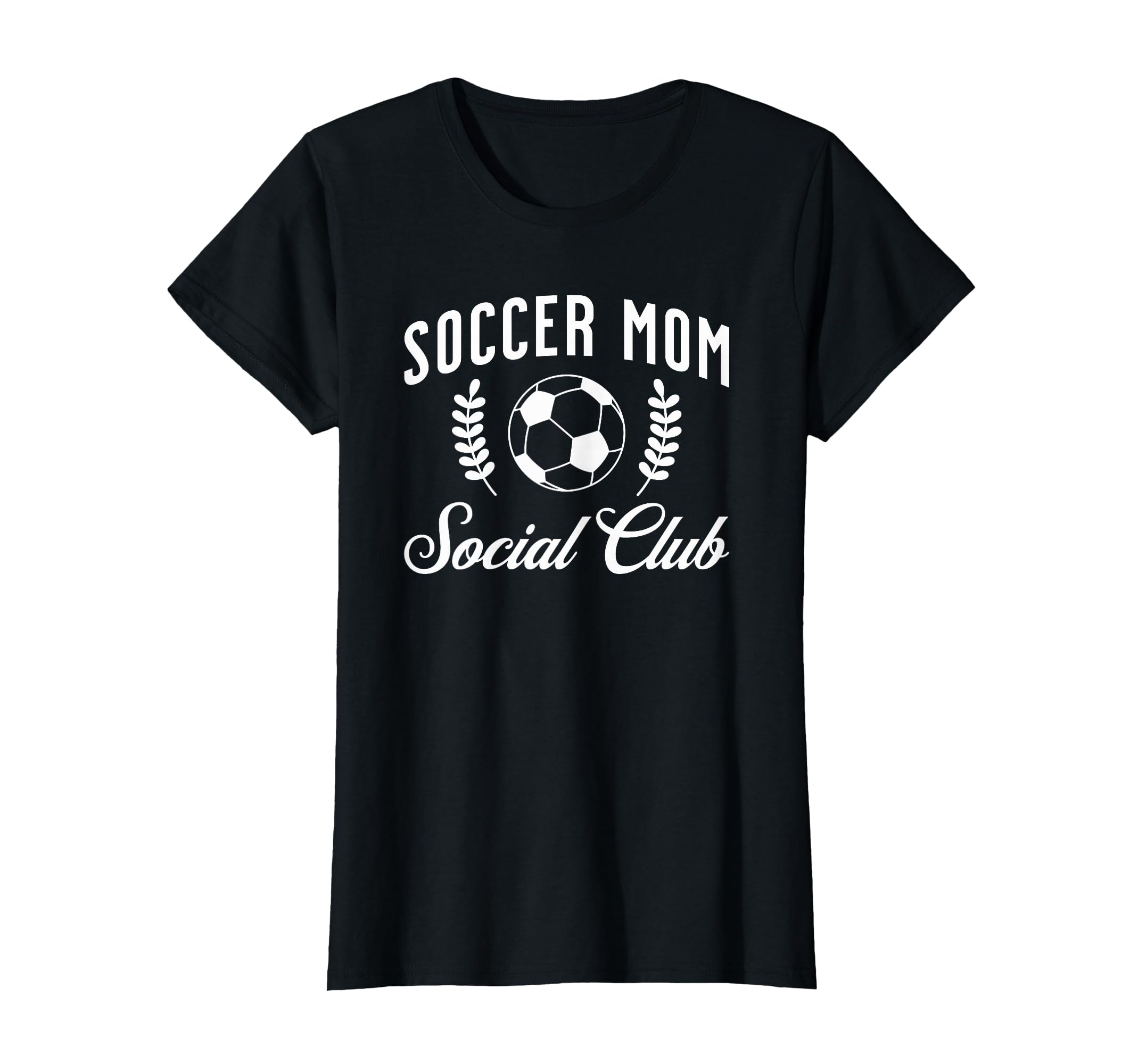 Womens Soccer Mom Social Club Funny T-Shirt - Novelty Apparel for Adults - T-Shirt, Sweatshirt, Hoodie