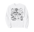 Preppy Game Day Soccer Mom Sweatshirt - Novelty Apparel for Adults - T-Shirt, Sweatshirt, Hoodie