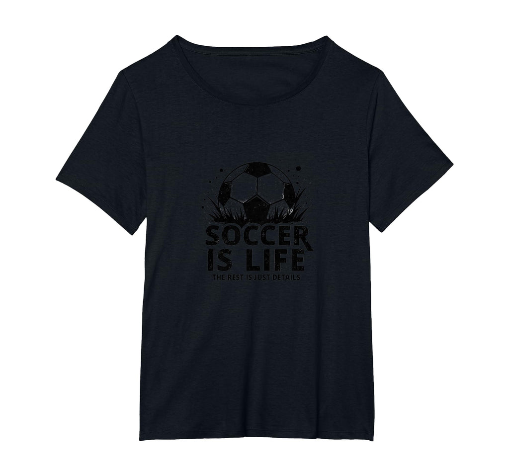 Soccer Coach Soccer Is Life Rest Is Just T-Shirt - Custom Art Print Unisex - T-Shirt, Sweatshirt, Hoodie