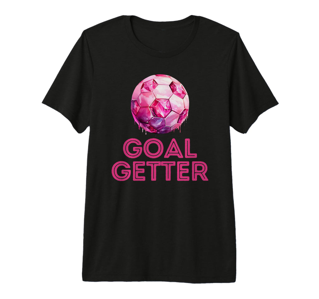Goal Getter Soccer Player Striker T-Shirt - Custom Art Print Men Women - T-Shirt, Sweatshirt, Hoodie