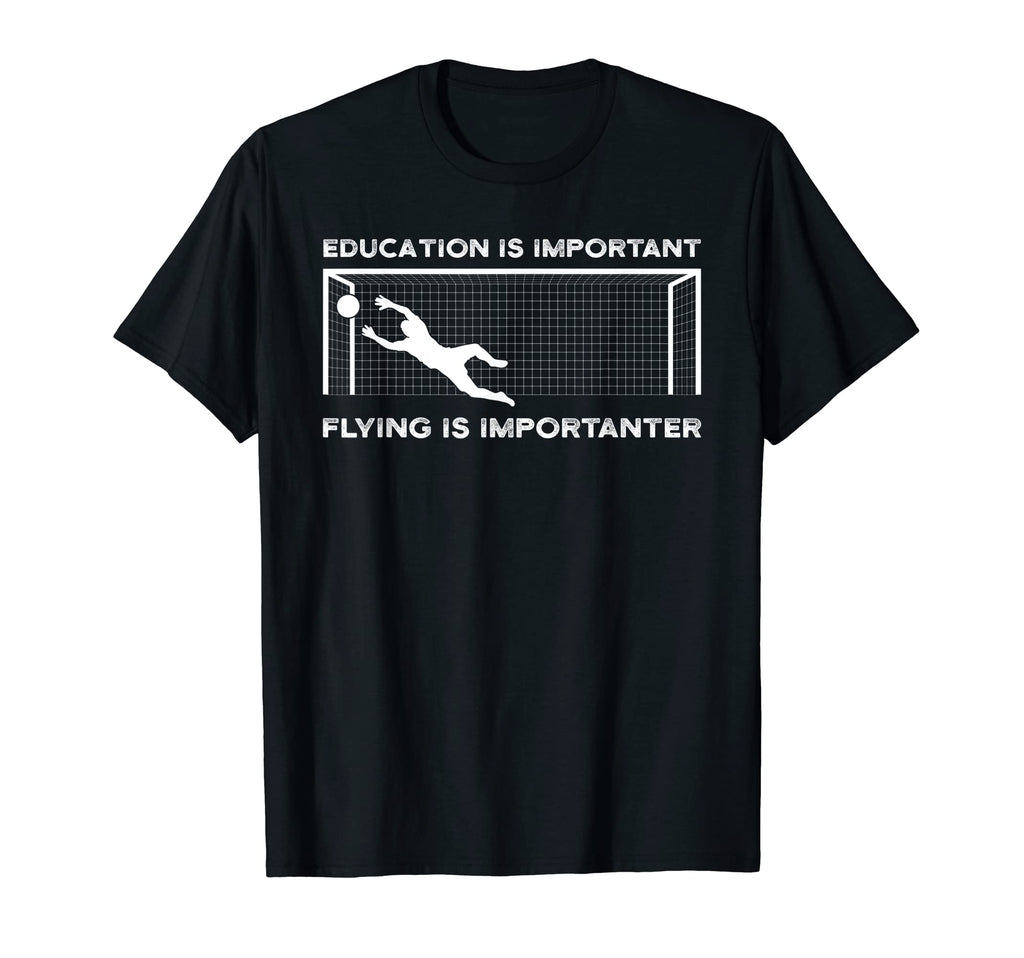Education Is Important Flying Is T-Shirt - Novelty Apparel Unisex - T-Shirt, Sweatshirt, Hoodie