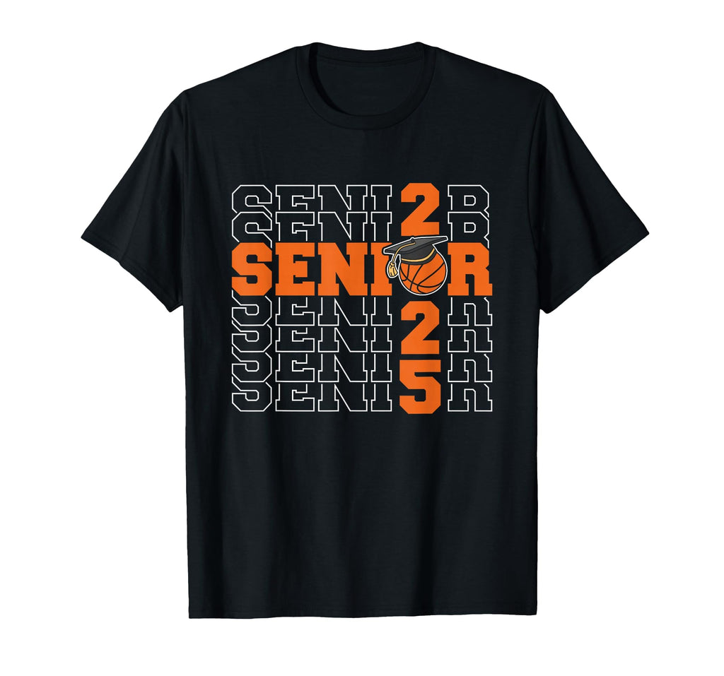 Class 2025 Basketball Senior Night T-Shirt - Custom Art Print Men Women - T-Shirt, Sweatshirt, Hoodie