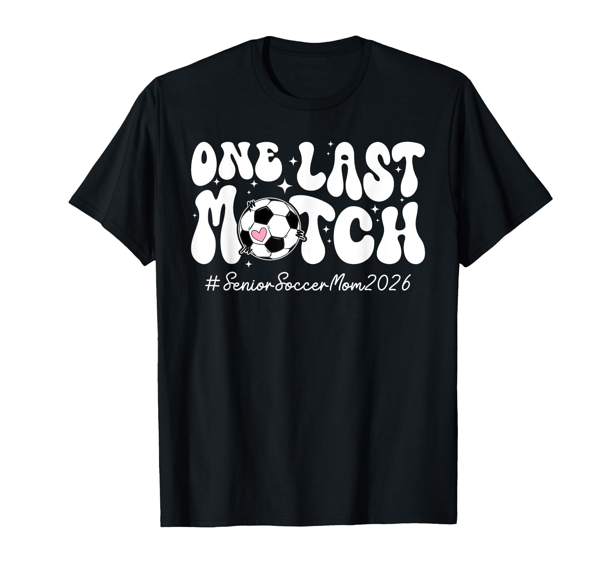 Groovy Soccer Senior Mom 2026 Soccer T-Shirt - Unique Graphic for Adults - T-Shirt, Sweatshirt, Hoodie