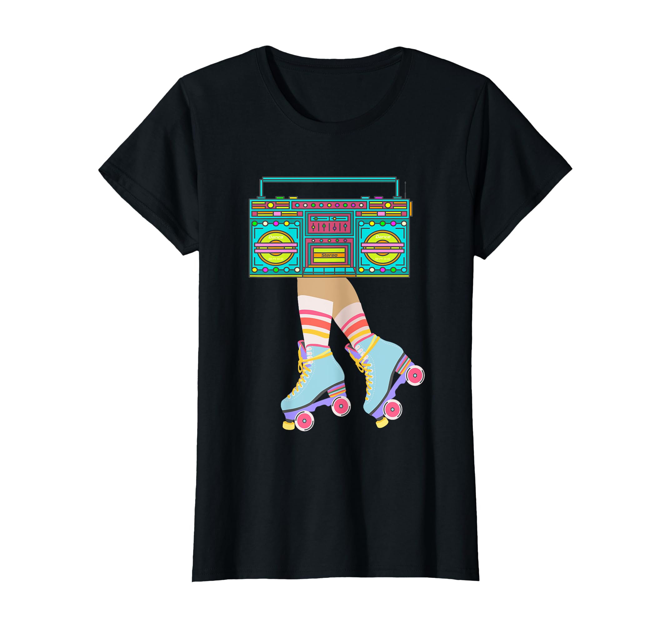 Roller Skates Funny 80S 90S Roller Disco T-Shirt - Graphic Print Unisex - T-Shirt, Sweatshirt, Hoodie