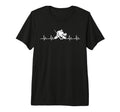 Hockey Goalie Heartbeat Hockey T-Shirt - Streetwear Style Men Women - T-Shirt, Sweatshirt, Hoodie