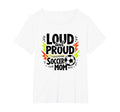 Loud And Proud Soccer Mom Womens Plus Sweatshirt - Custom Art Print Unisex - T-Shirt, Sweatshirt, Hoodie