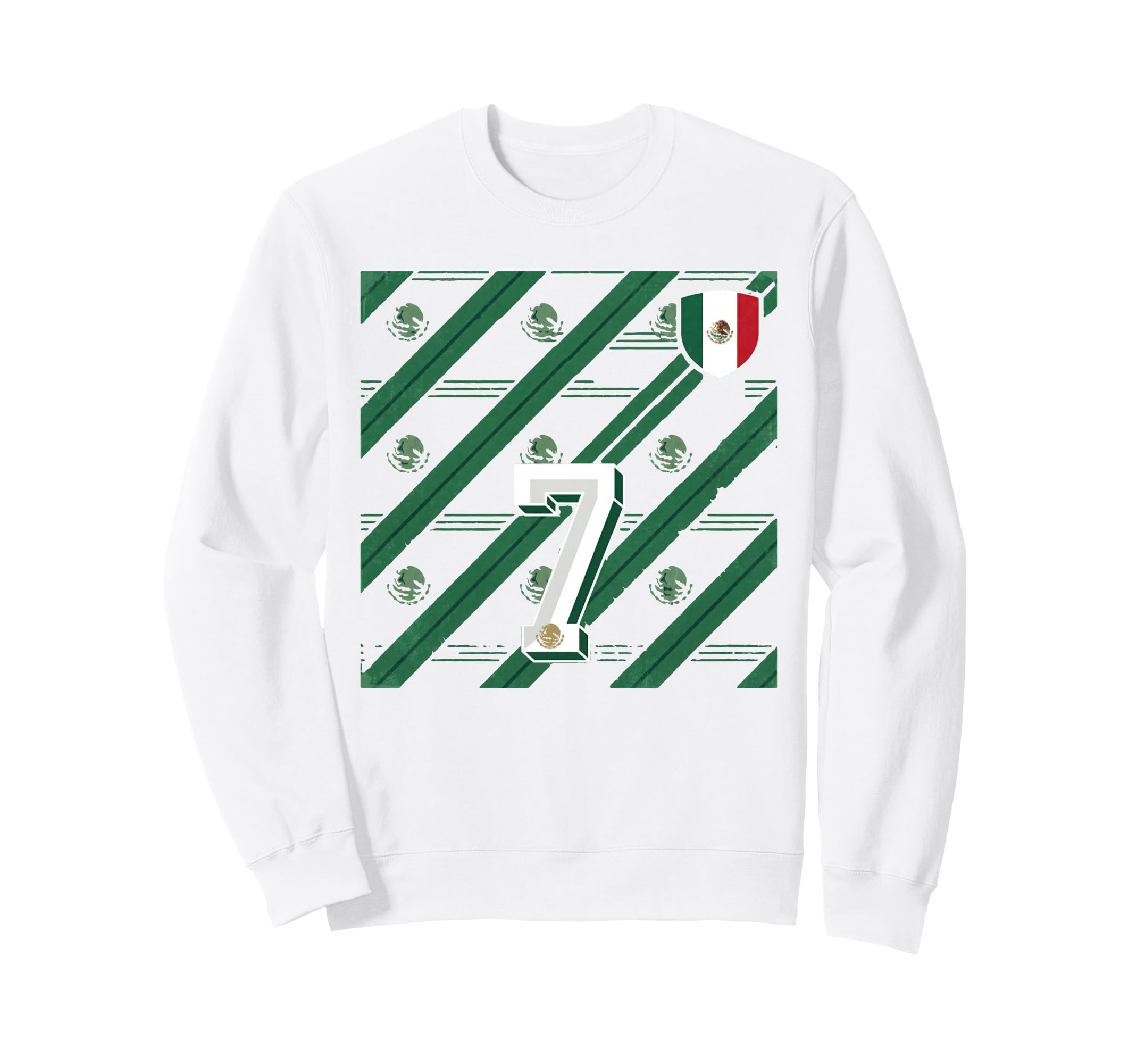 Mexico Flag Mexican Hispanic Pride Sweatshirt - Novelty Apparel Unisex - T-Shirt, Sweatshirt, Hoodie