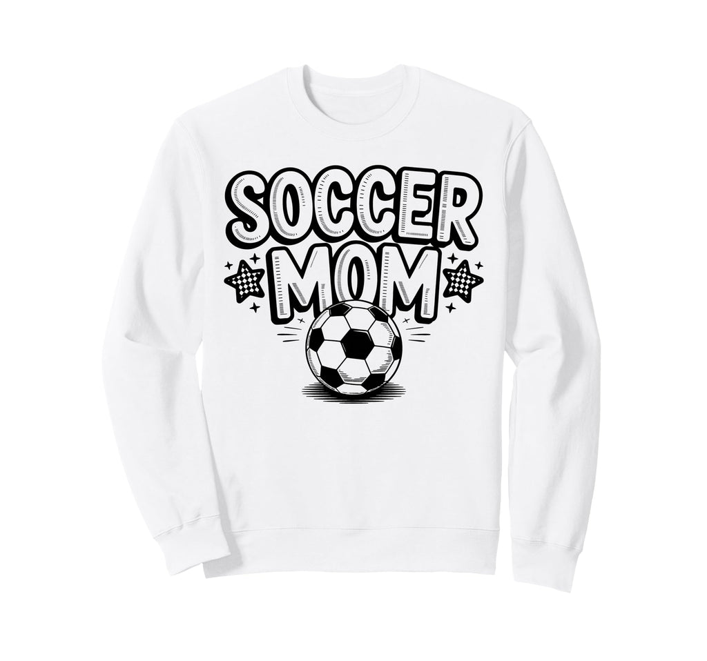 Soccer Mom Soccer Mommy Soccer Sweatshirt - Custom Art Print for Adults - T-Shirt, Sweatshirt, Hoodie