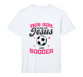 Christian Soccer Player This Runs Jesus T-Shirt - Custom Art Print Unisex - T-Shirt, Sweatshirt, Hoodie