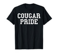 Cougar Pride Sports Fan School T-Shirt - Casual Everyday Wear for Adults - T-Shirt, Sweatshirt, Hoodie