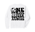 Proud Soccer Auntie Soccer Ball Drip Sweatshirt - Trendy Graphic Unisex - T-Shirt, Sweatshirt, Hoodie