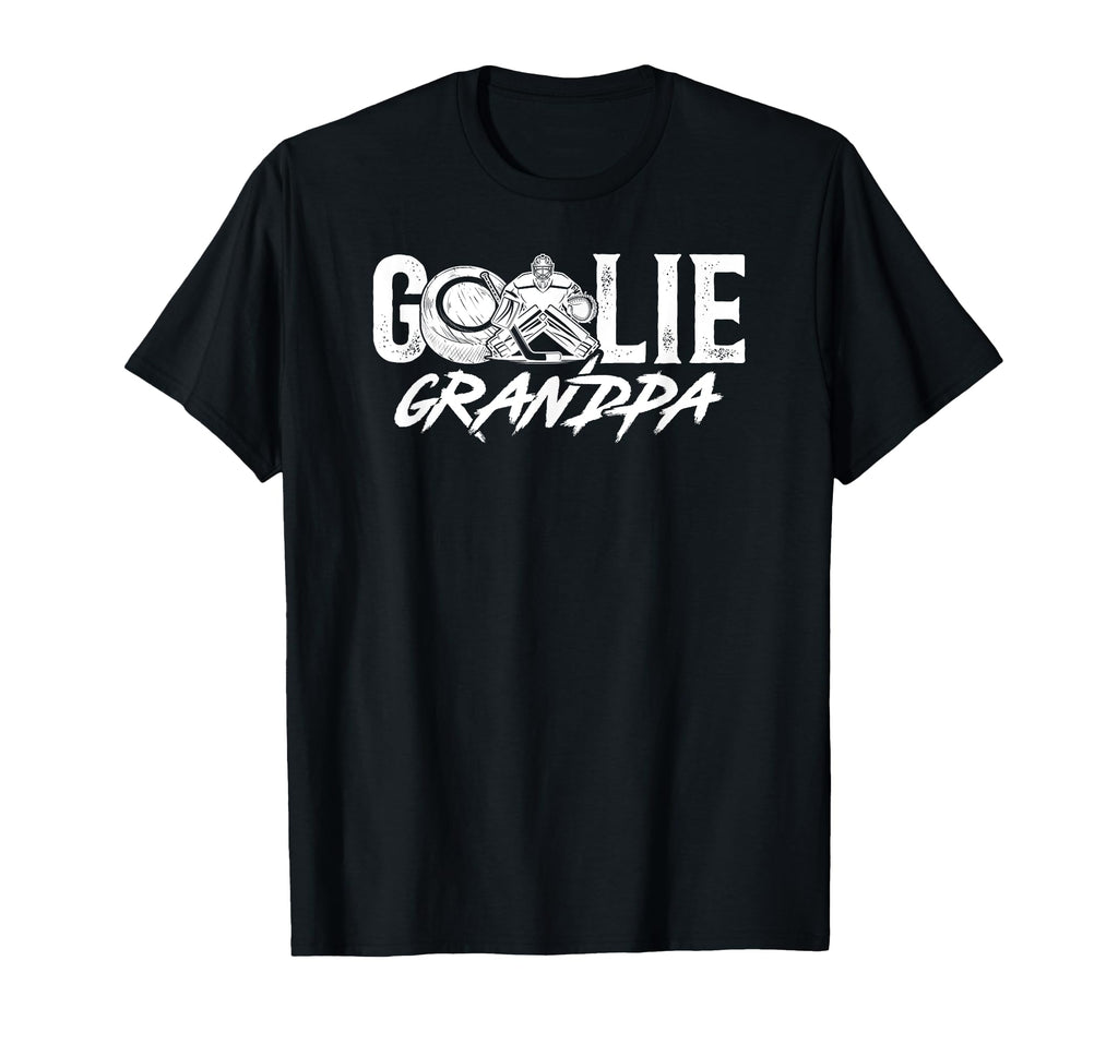 Ice Hockey Goalie Grandpa Hockey T-Shirt - Minimalist Print for Adults - T-Shirt, Sweatshirt, Hoodie
