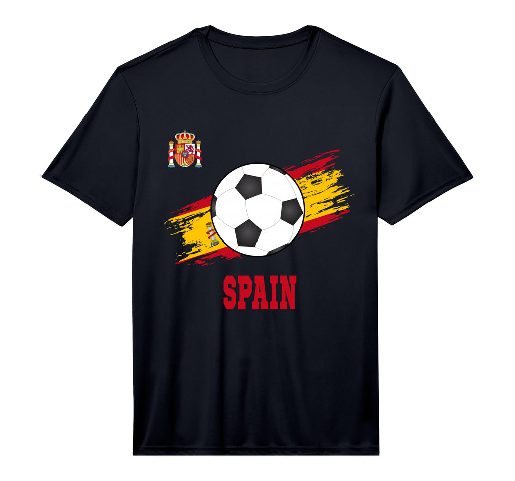 Spain Soccer Spanish Football Espa T-Shirt - Custom Art Print Unisex - T-Shirt, Sweatshirt, Hoodie
