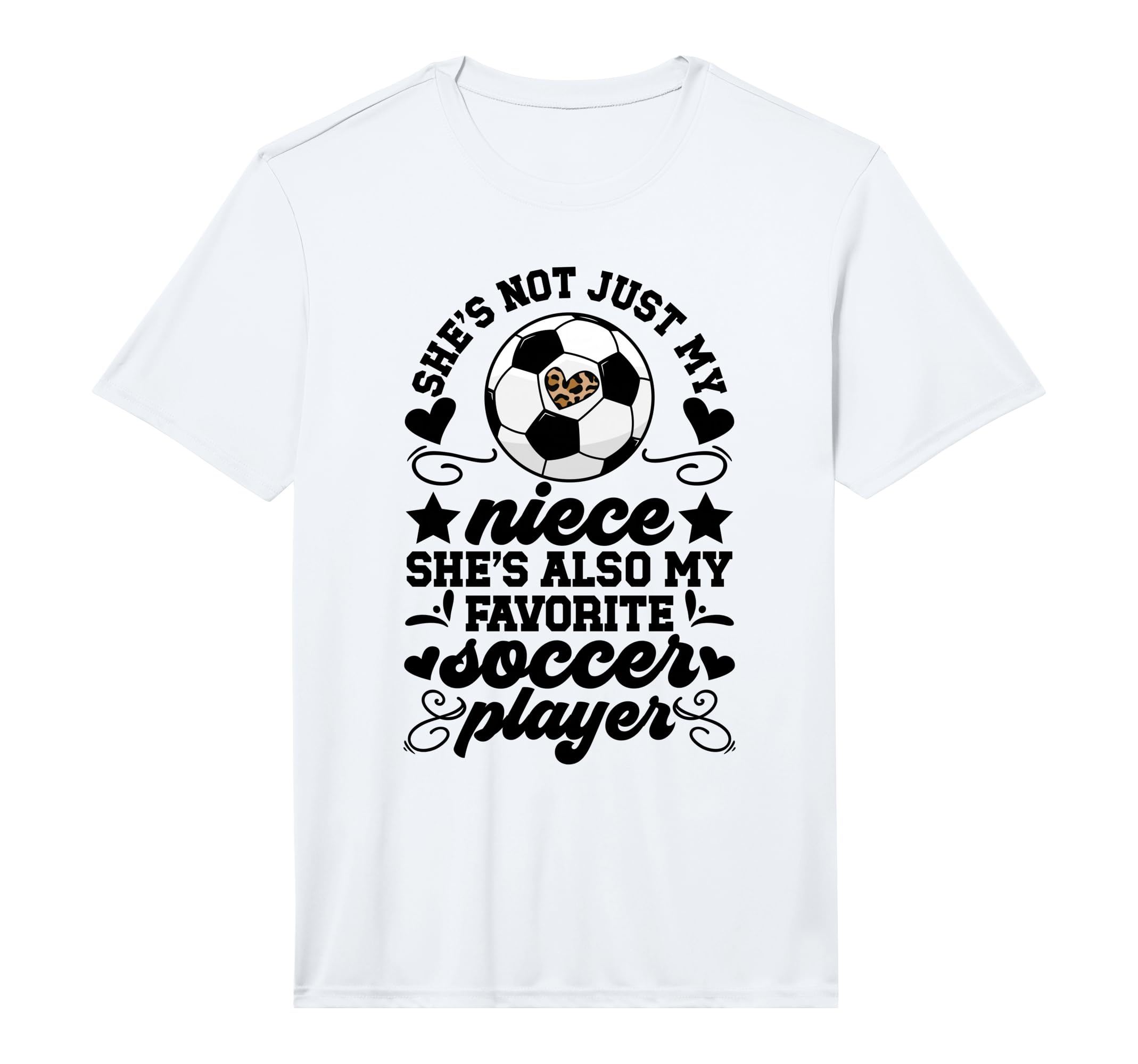Mens My Niece Soccer Aunt Soccer T-Shirt - Minimalist Print for Adults - T-Shirt, Sweatshirt, Hoodie