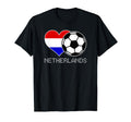 Netherlands Soccer Dutch Flag Love T-Shirt - Minimalist Print for Adults - T-Shirt, Sweatshirt, Hoodie