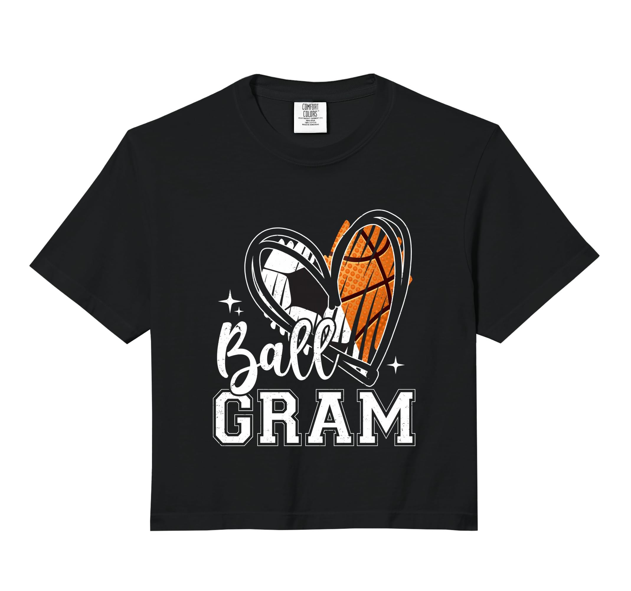 Ball Gram Heart Soccer Basketball T-Shirt - Fun Novelty Design Men Women - T-Shirt, Sweatshirt, Hoodie