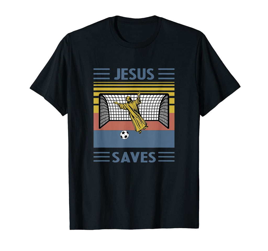 Fun Religious Jesus Saves Goal T-Shirt - Aesthetic Graphic for Adults - T-Shirt, Sweatshirt, Hoodie