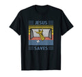 Fun Religious Jesus Saves Goal T-Shirt - Aesthetic Graphic for Adults - T-Shirt, Sweatshirt, Hoodie