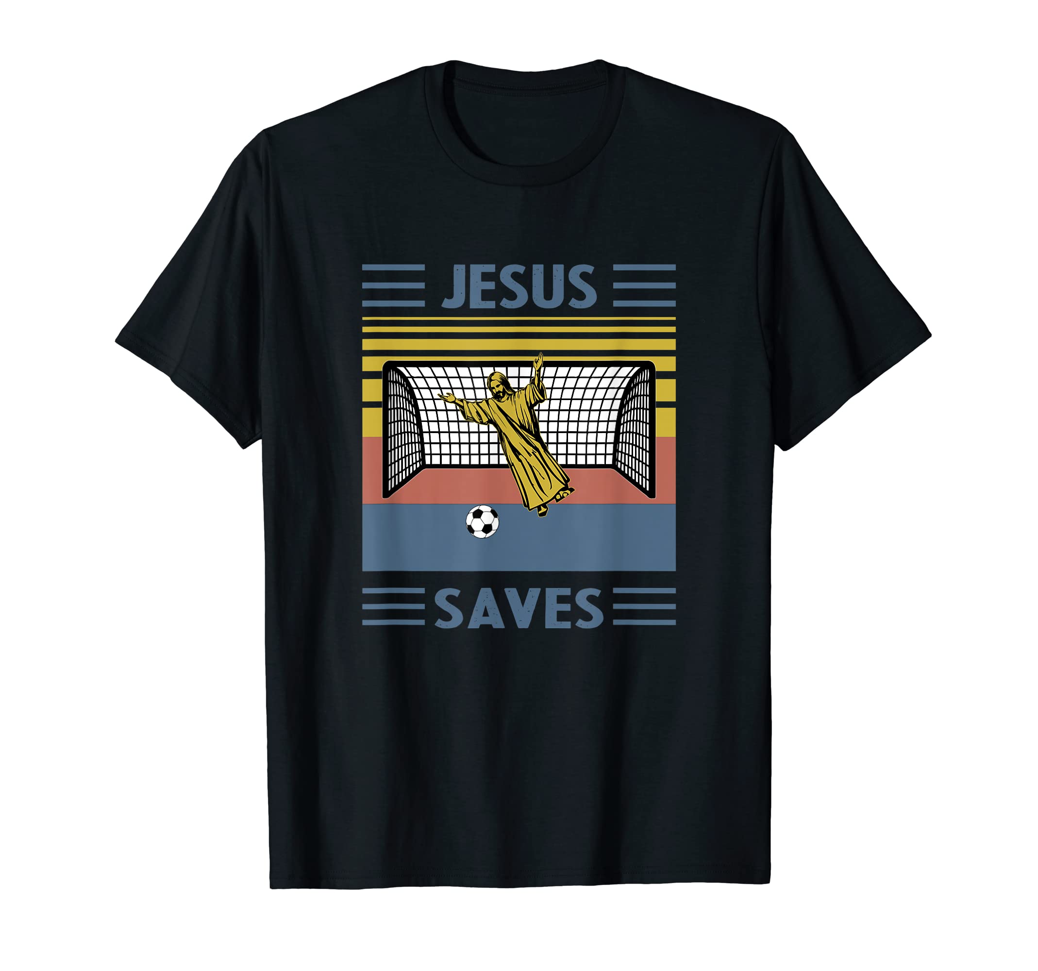 Fun Religious Jesus Saves Goal T-Shirt - Aesthetic Graphic for Adults - T-Shirt, Sweatshirt, Hoodie