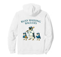 Busy Raising Baller Baseball Softball Hoodie - Fun Novelty Design Unisex - T-Shirt, Sweatshirt, Hoodie