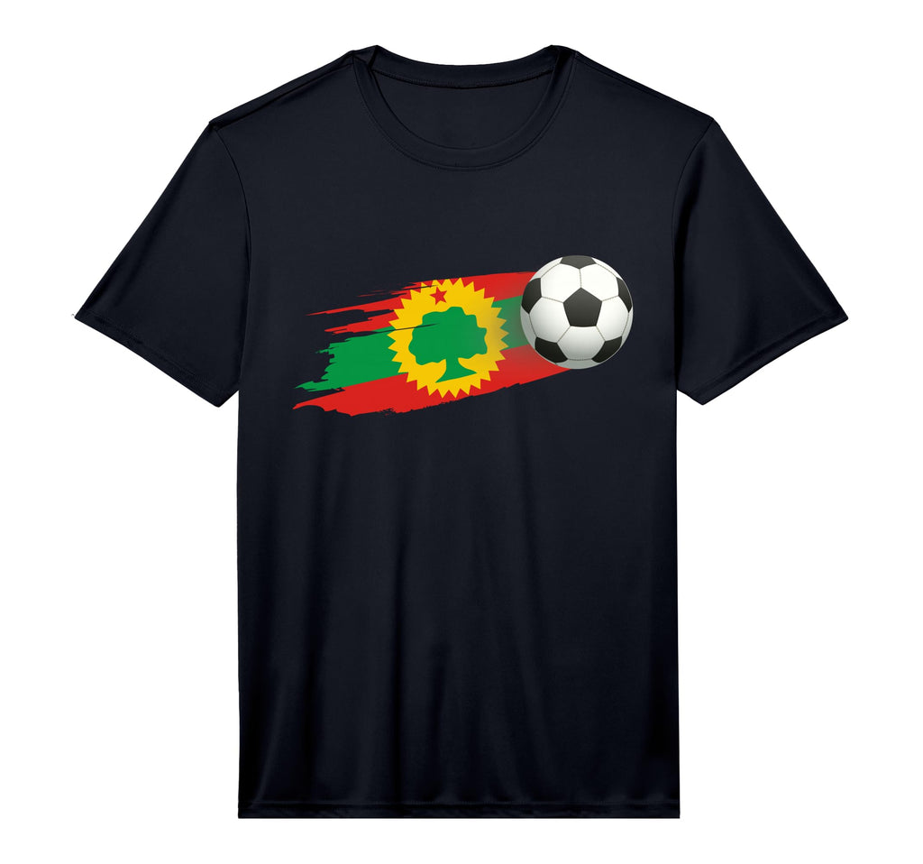 Oromia Soccer Ball Oromia Flag Jersey T-Shirt - Minimalist Print Unisex - T-Shirt, Sweatshirt, Hoodie