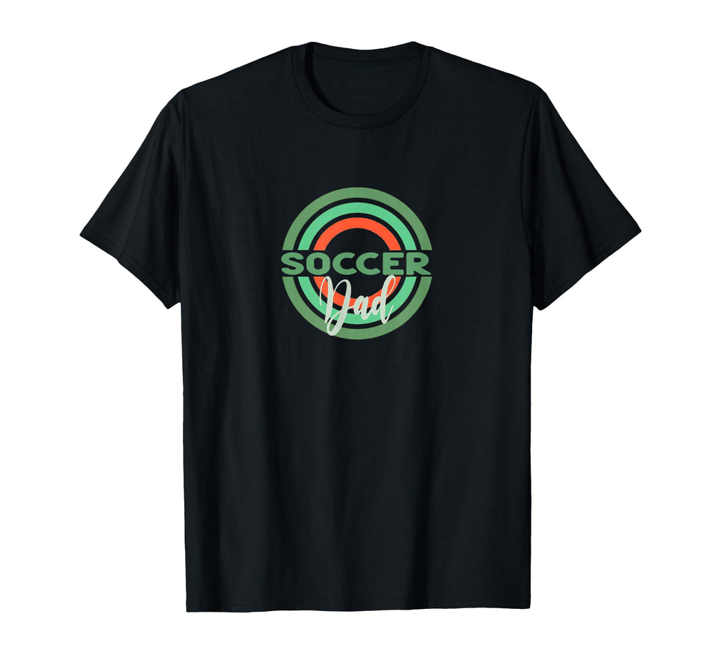 Soccer Dad Modern Soccer Circles T-Shirt - Fun Novelty Design for Adults - T-Shirt, Sweatshirt, Hoodie