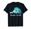 Grand Teton National Park Geometric T-Shirt - Custom Art Print Unisex - T-Shirt, Sweatshirt, Hoodie