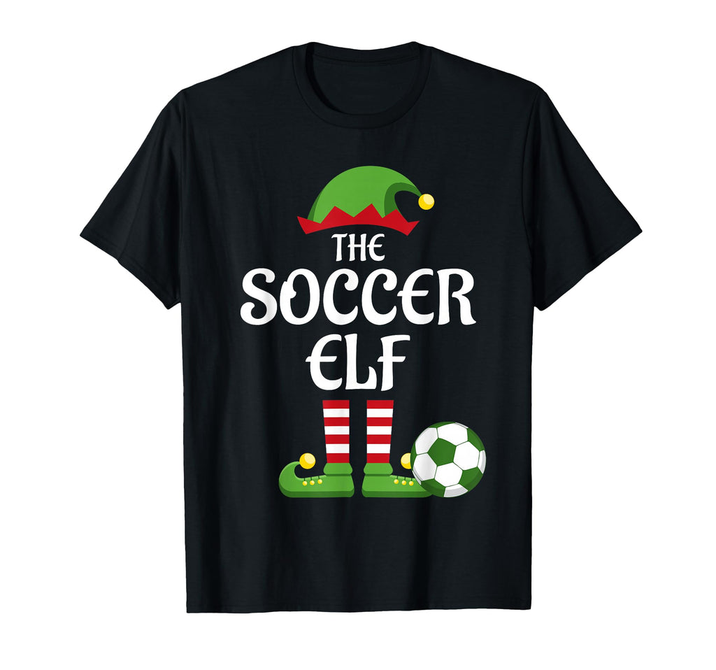 Soccer Elf Family Matching Group Sporty T-Shirt - Graphic Print for Adults - T-Shirt, Sweatshirt, Hoodie